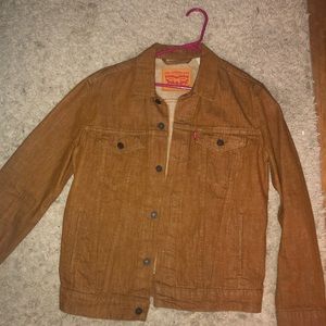 BROWN LEVI DENIM JACKET
